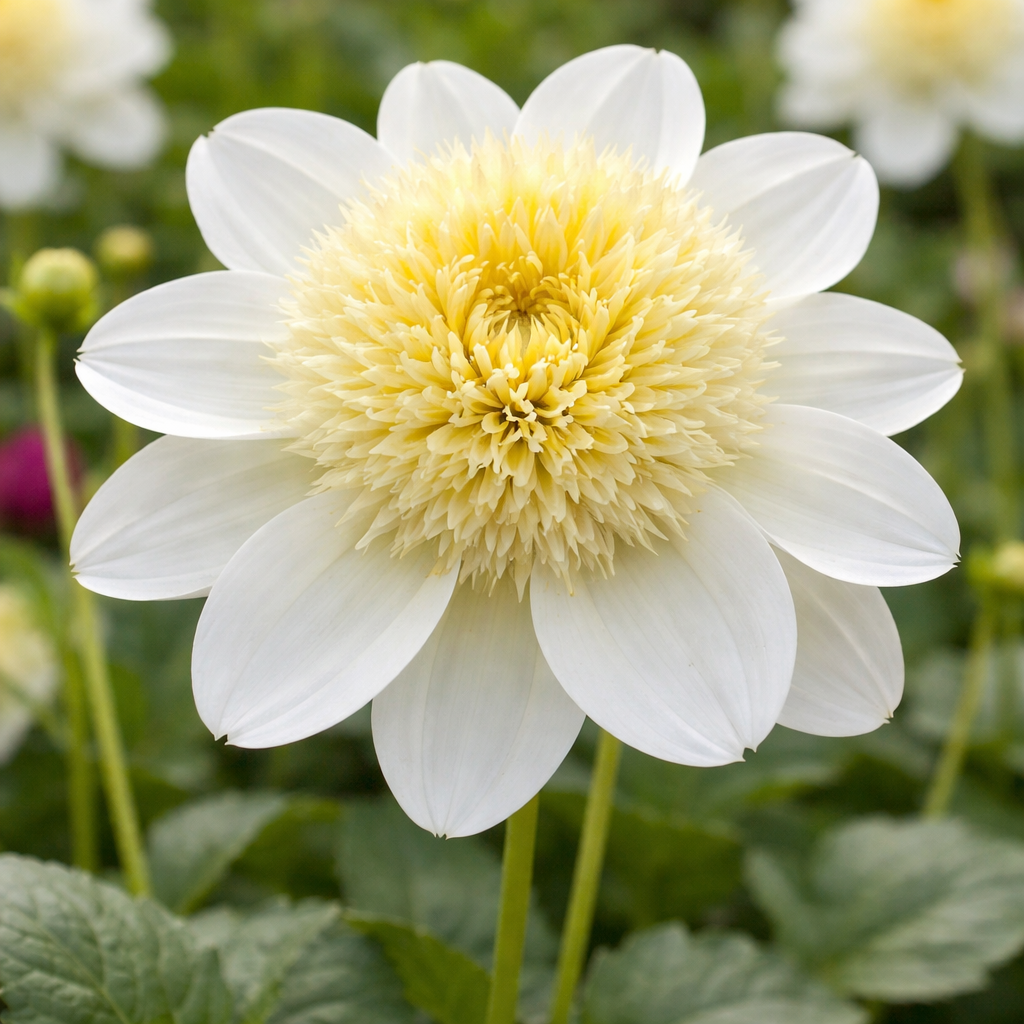 Platinum Blonde Dahlia Tuber